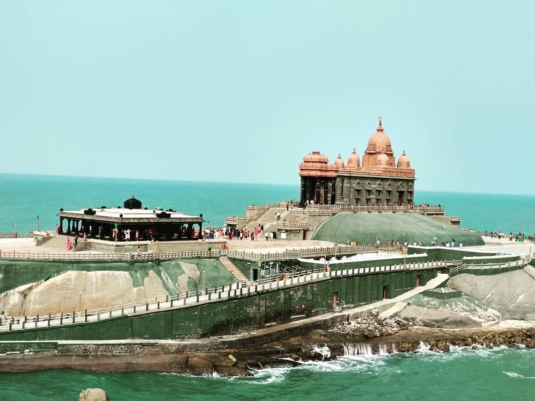 Sea view of Vivekananda Rock Memorial