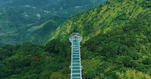 Breathtaking Vagamon Glass Bridge landscape