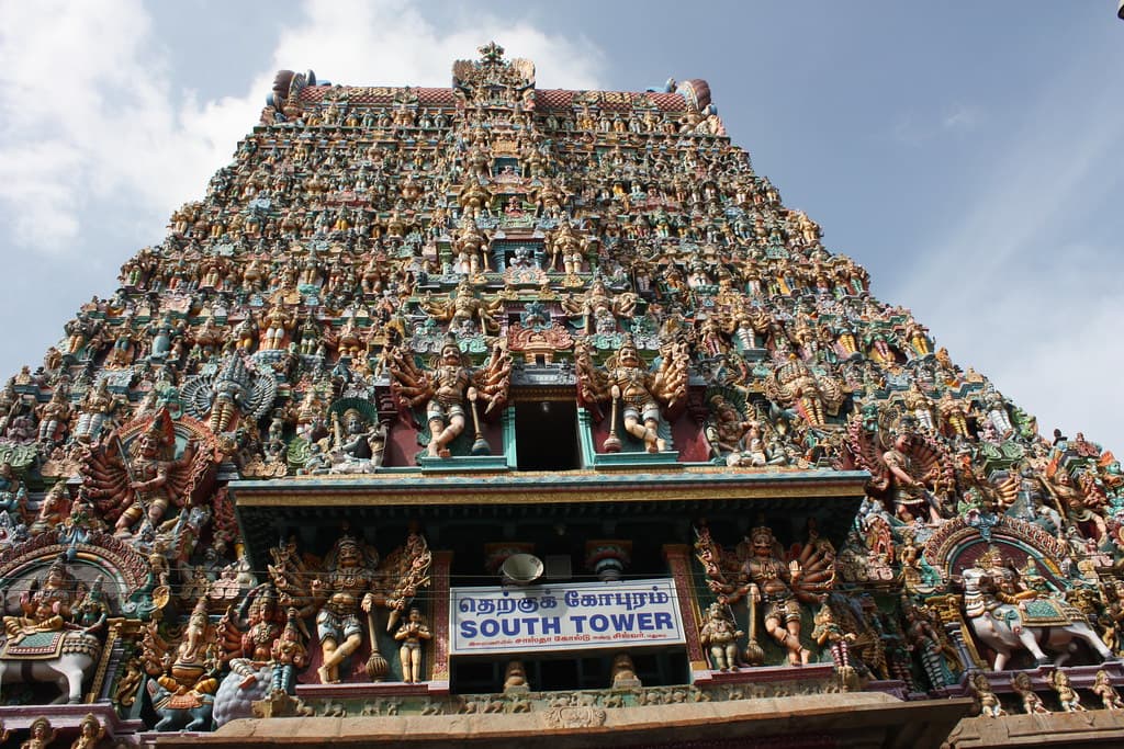 Gopuram of Meenakshi Amman Temple