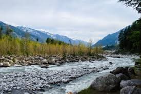 Spring season view of Jaldhaka River Valley