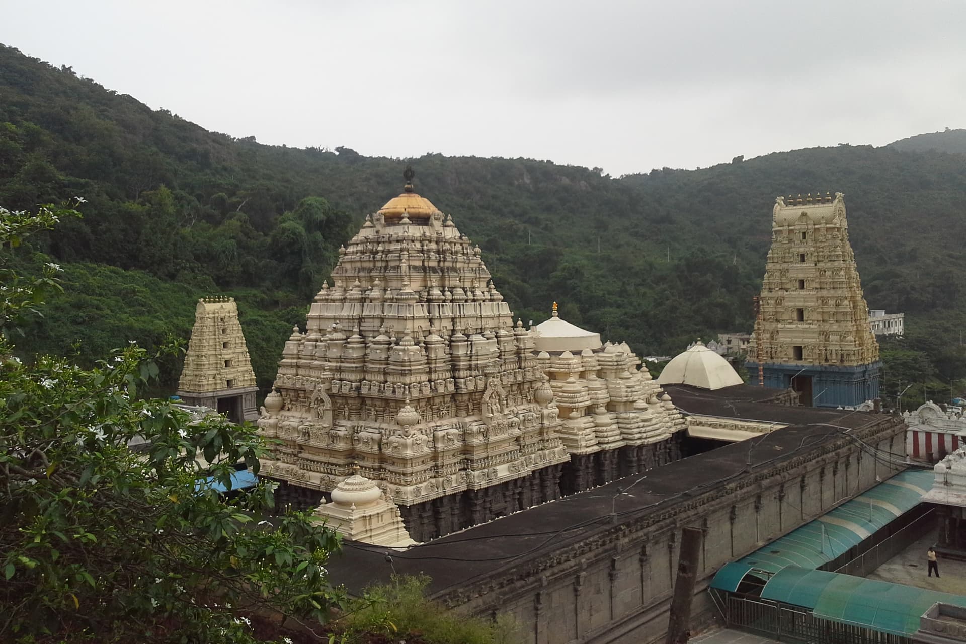 Aerial View of Simhachalam Temple