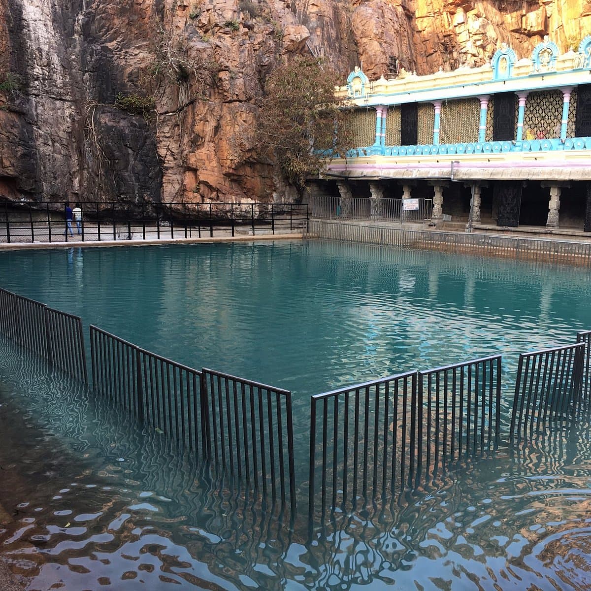 Pool inside Kapila Theertham