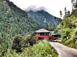 Hut house in Tirthan Valley