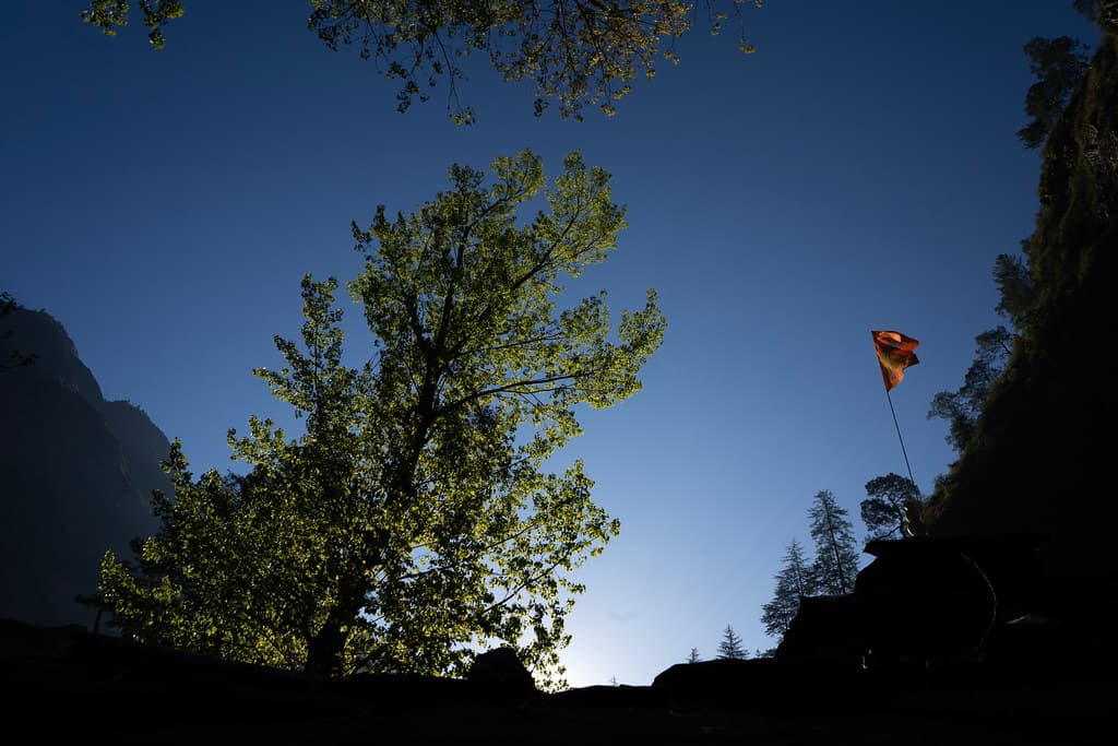 Sunrise view from Tirthan Valley