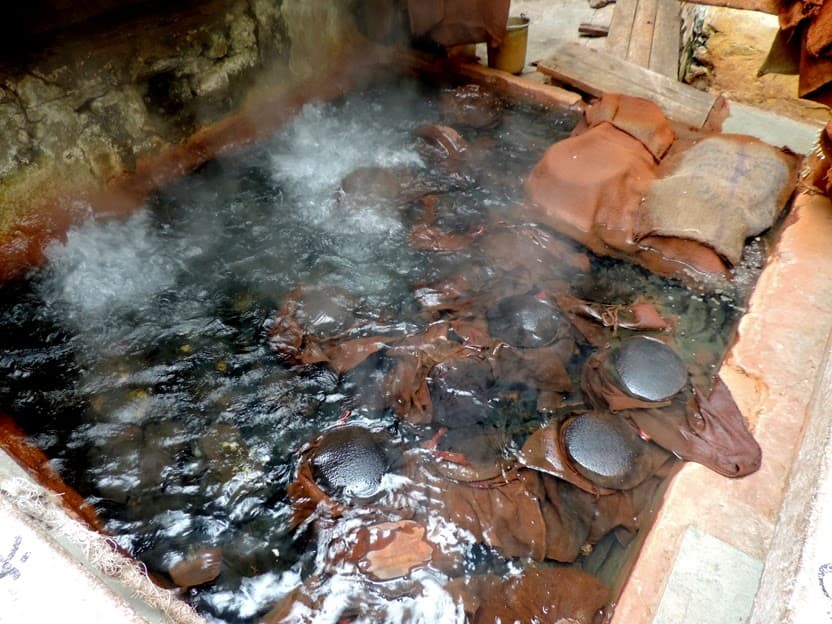 View of Manikaran Hot Springs