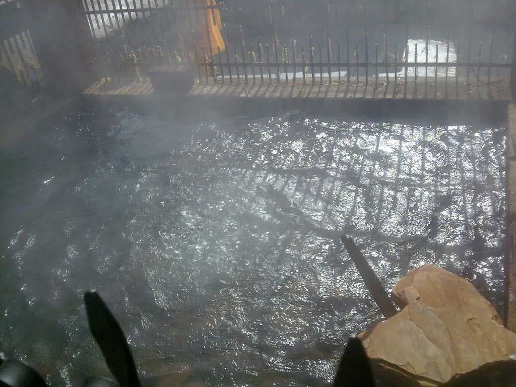 View of Manikaran Hot Springs