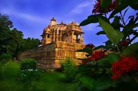 Night view of Devi Jagdamba Temple