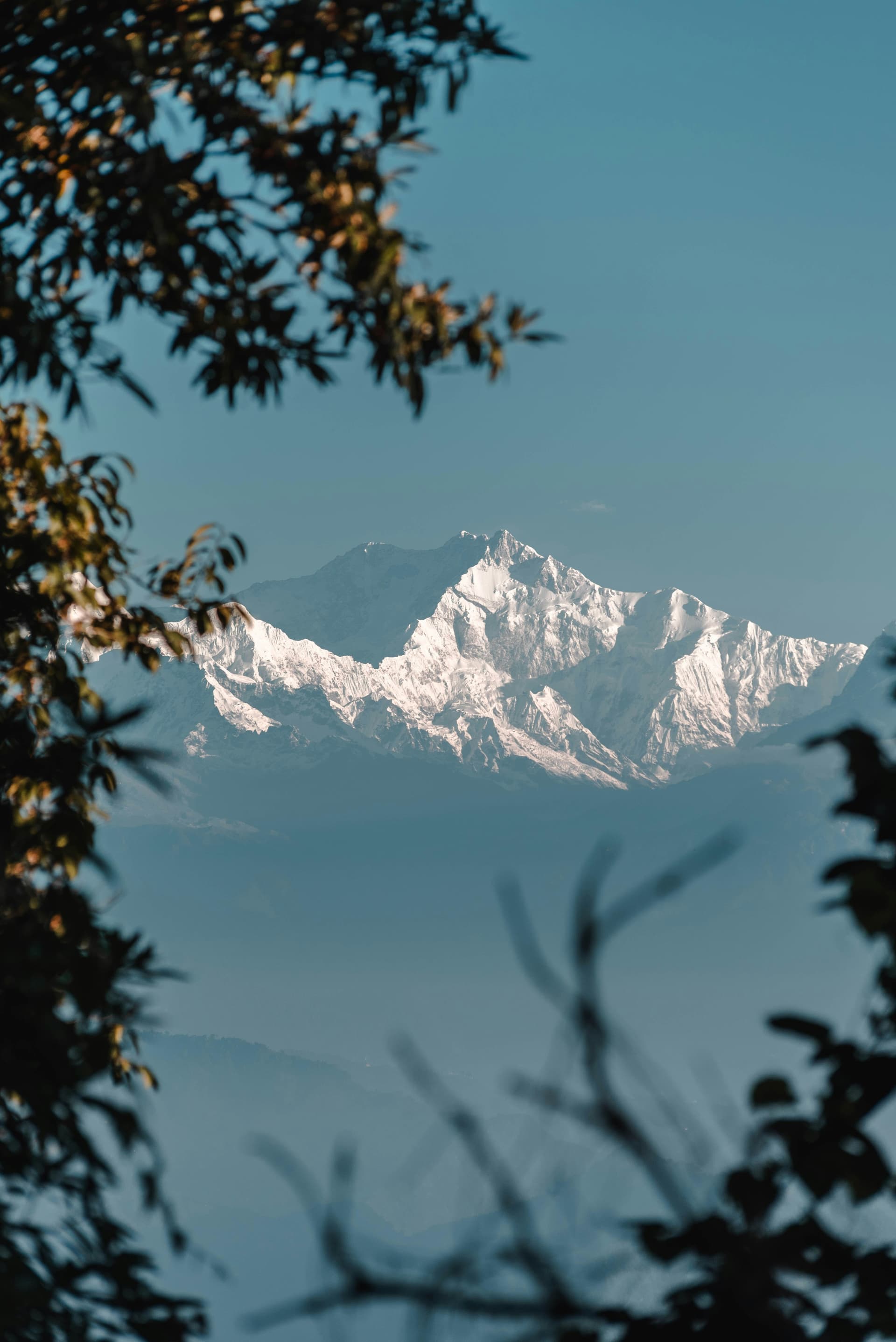 Kanchenjunga range from Gangtok
