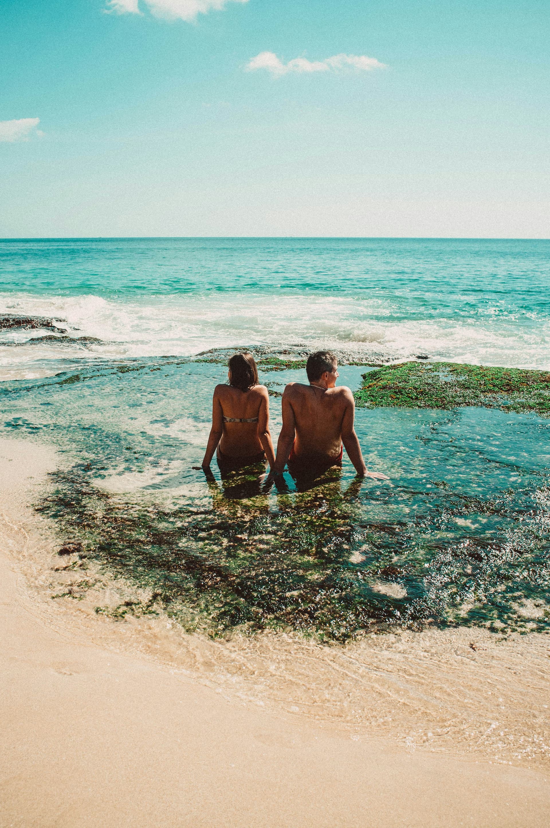 Couples by the beach, Bali