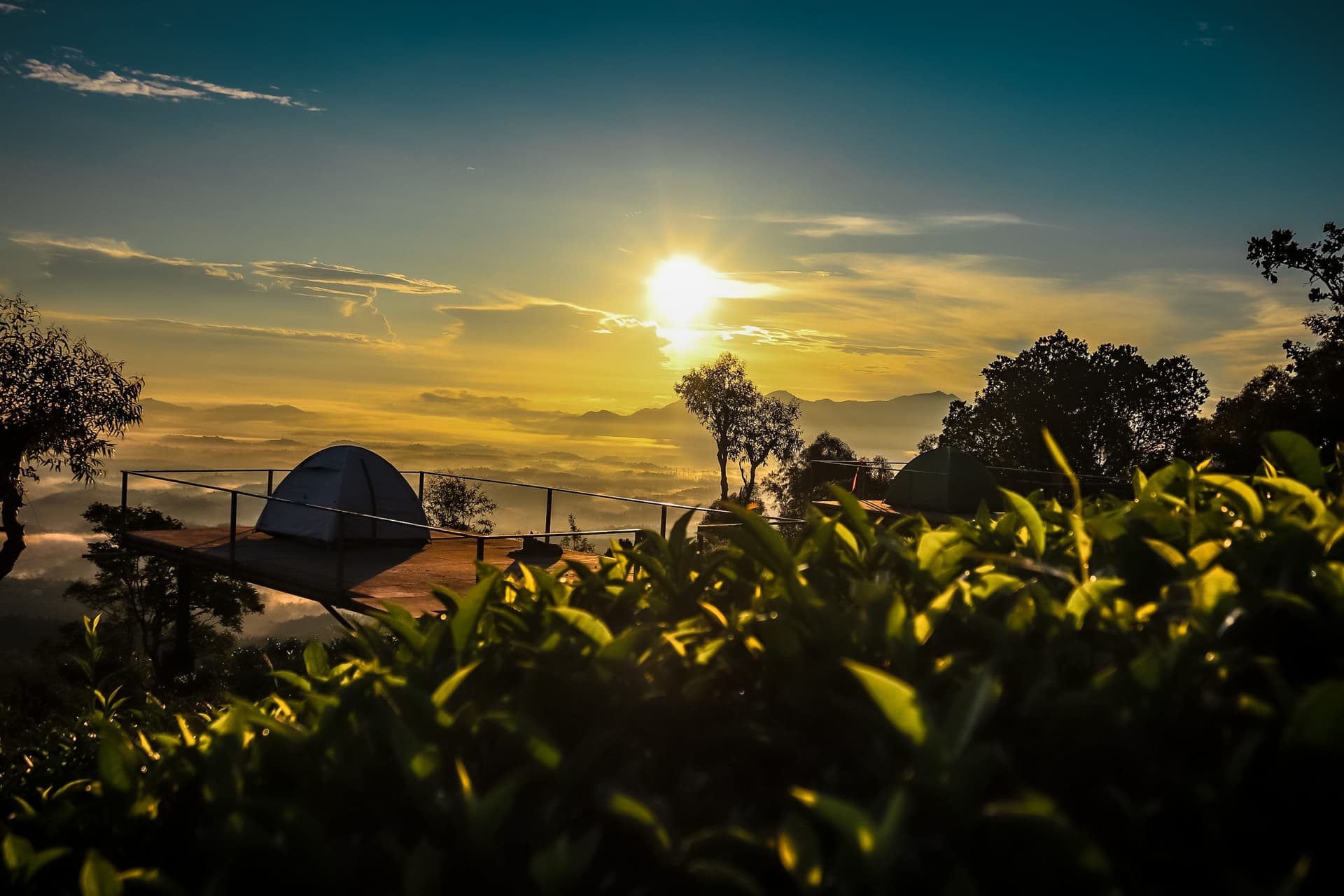 Sunrise view at Wayanad