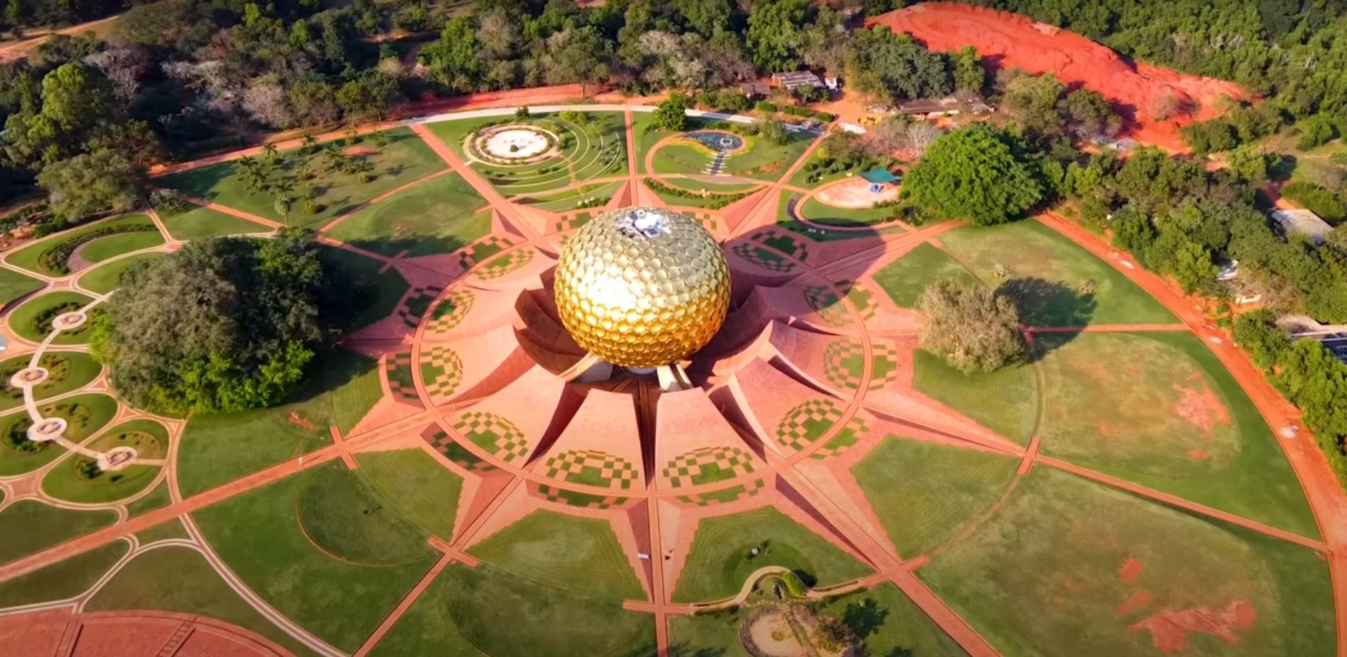 Auroville Drone View